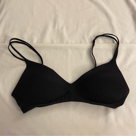 Lively Black Wireless Lightly Lined Padded T-Shirt Bra Size 34C - Picture 2 of 8